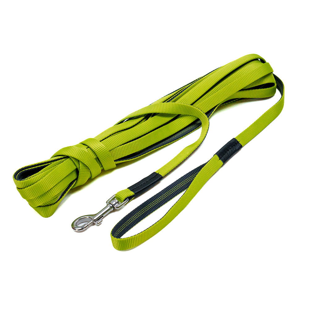 Fährtenleine Bergsportband 10 m mit Schlaufe, Edelstahl