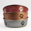 Futternapf/ Edelstahl, mit Gummiboden - 14 cm FRABO