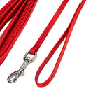 Fährtenleine Biothane 9 mm, schwarz/blau/rot FRABO