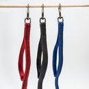 Führleine 1,20 m/ 25 mm mit Handschlaufe und Handgriff, Chrom FRABO