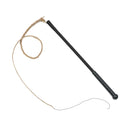 Peitsche schwarz umsponnen mit Hanfriemen FRABO