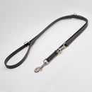 Doppelführleine, Leder, 2,10 m, 3-fach verstellbar, Chromkarabiner FRABO