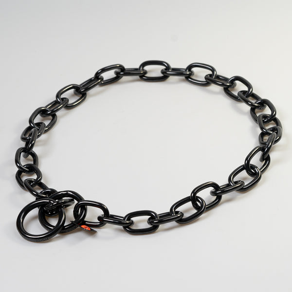 Halskette 4 mm, Edelstahl schwarz, "Medium" Sprenger