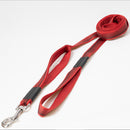 Führleine 2,00 m/ 25 mm mit Handschlaufe und Handgriff, Edelstahl Frabo