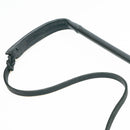 Peitsche, lederummantelt mit rotem Griff FRABO