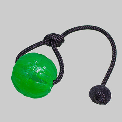 Everlasting Fun Ball, 7 cm, mit Wurfseil und Lederteller FRABO