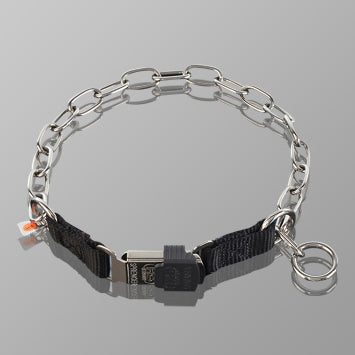 Halskette 3 mm, Edelstahl, "Medium" mit Clicklock-Verschluss Sprenger