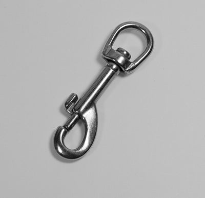 Hakenkarabiner, 75 mm, Edelstahl FRABO