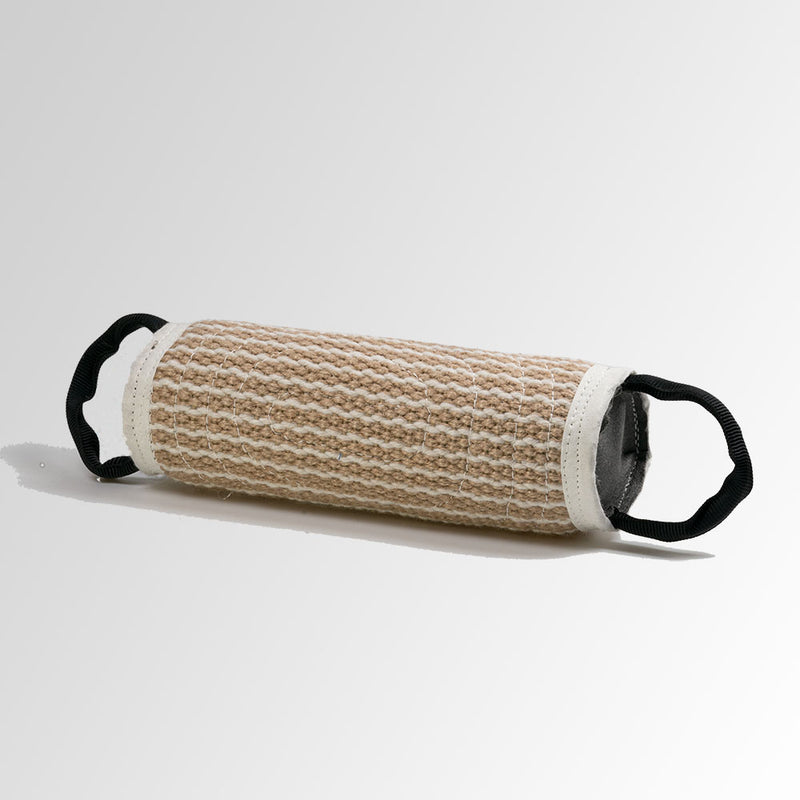 Technik-Beissrolle Jute, soft mit Handschlaufen FRABO